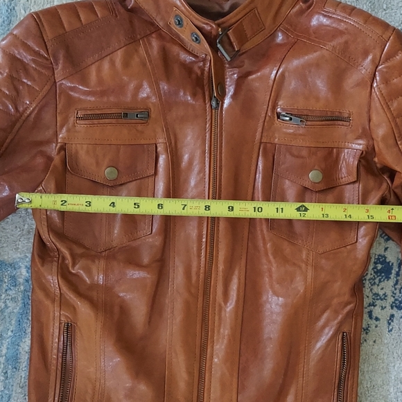 Custom made genuine leather moto jacket - Picture 7 of 10
